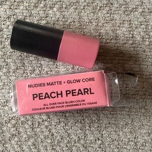 Nudestix Nudies Matte + Glow Core Blush Peach Pearl ( DEFECTS)